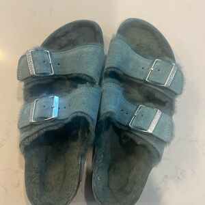 Cozy Birkenstock Sandals in Teal (Size 38)